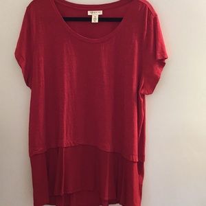 Beautiful RED Top in Size 2X by Style & Co